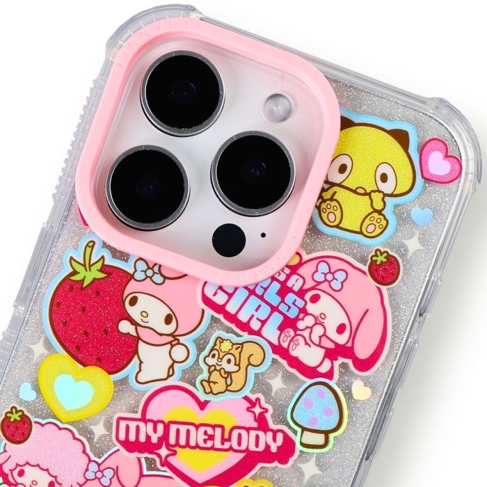 iPhone 16 Pro ケース マイメロディ クリア アイフォン16プロ サンリオ