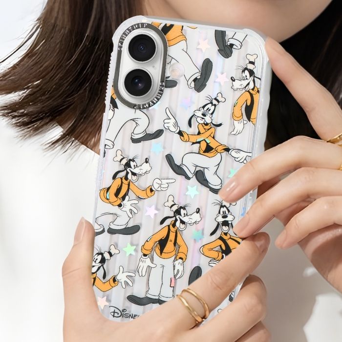 iPhone 17 ケース グーフィー クリア アイフォン17 ディズニー