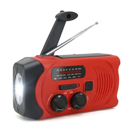 防災ラジオ 地震対策 手回し ソーラー充電 多機能防災ラジオ 防災