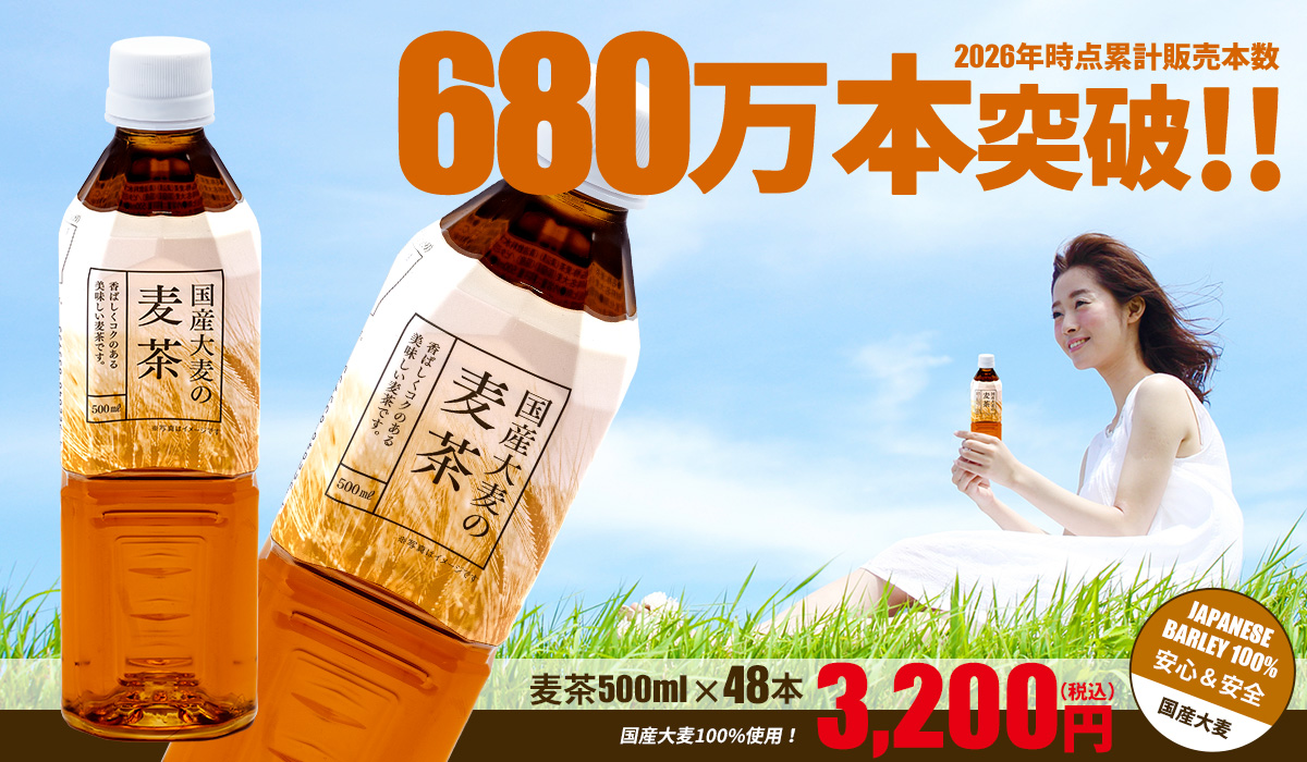 トライアル麦茶500ml