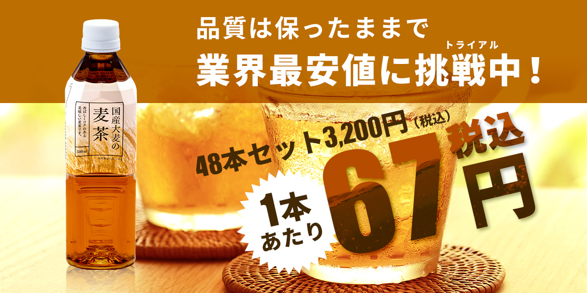 麦茶 ペットボトル 500ml】麦茶500ml×48本【西日本エリア送料無料