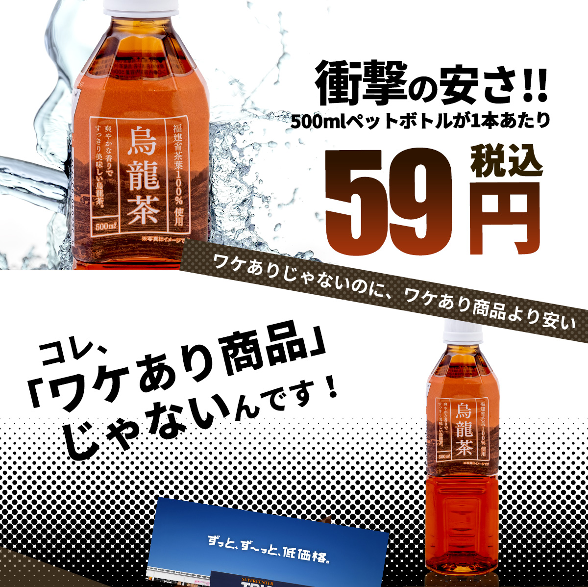 TTsan専用 福建烏龍茶 南川 烏龍茶500ml×48本【西日本エリア送料無料！】福建省産茶葉100％使用