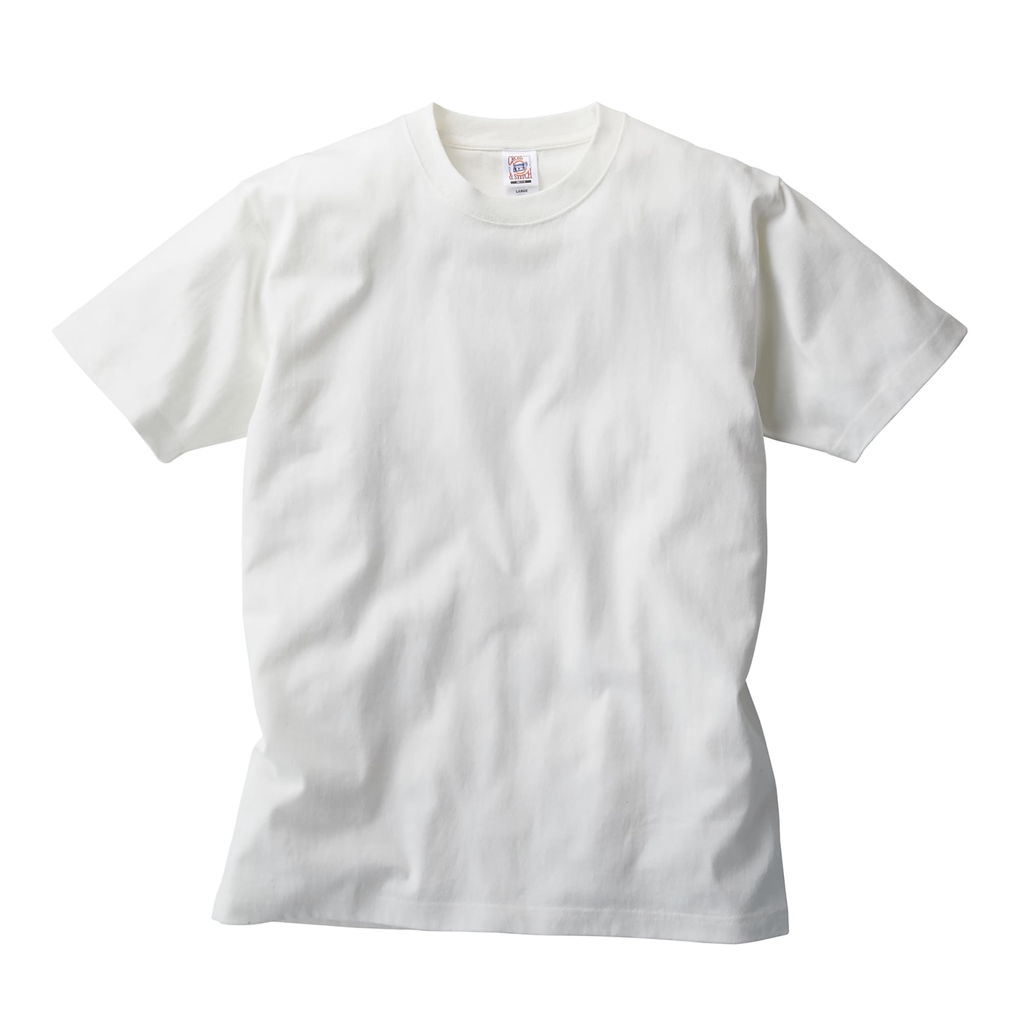 Tシャツ 半袖 CROSS STITCH クロススティッチ 6.2オンス オープンエンド マックスウェイト PFD Tシャツ OE1115 大きいサイズ 後染め専用 イベント XXL XXXL｜t-shirtst｜02