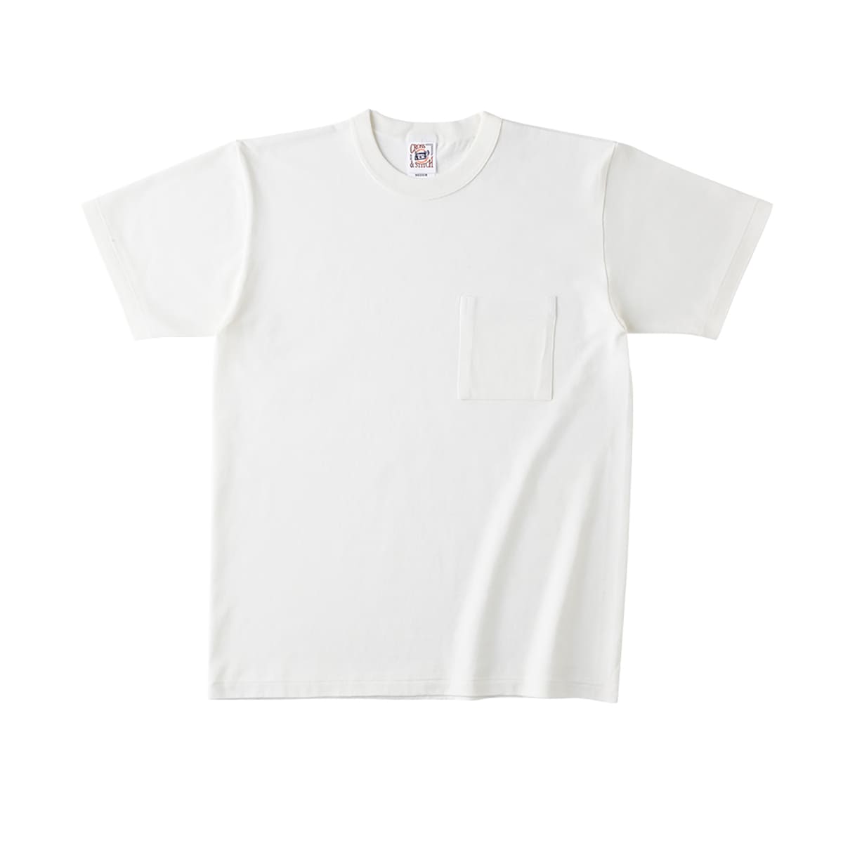 tシャツ メンズ 無地 半袖 CROSS STITCH クロススティッチ 6.2オンス オープンエンド マックスウェイト バインダーネック ポケットTシャツ oe1119 厚手 S-XL｜t-shirtst｜03
