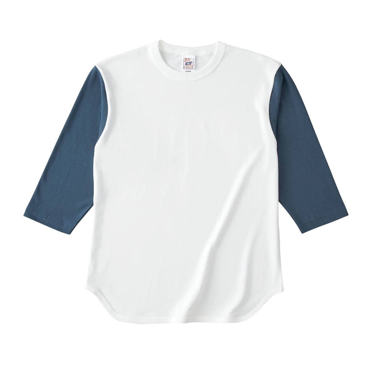 7分袖 Tシャツ 無地 CROSS STITCH クロススティッチ オープンエンド 3/4スリーブ ベースボールTシャツ OE1230 おしゃれ 重ね着 アメカジ カジュアル S-XL | CROSS & STITCH | 08