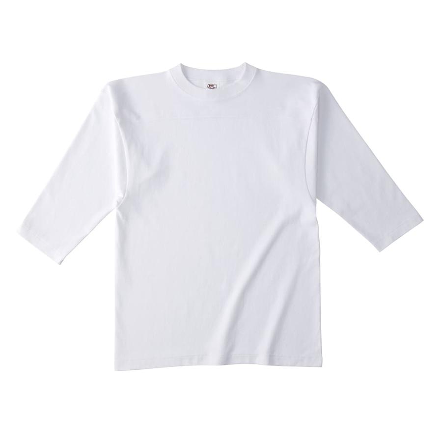 七分袖 tシャツ メンズ 半端袖 CROSS STITCH クロススティッチ 6.2オンス オープンエンド フットボールTシャツ OE1240 男女兼用 カジュアル オフショルダー｜t-shirtst｜02