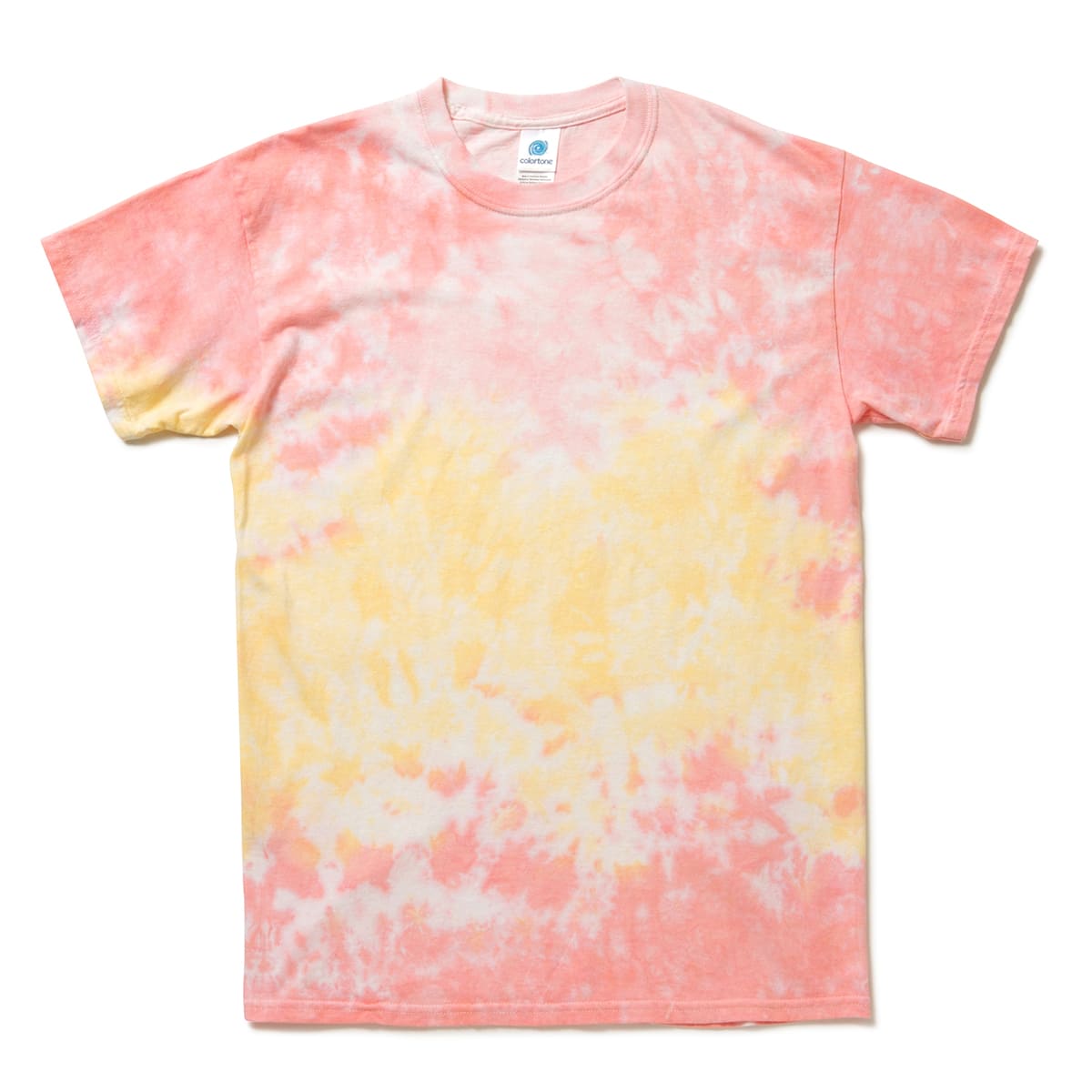 JUMPONE タイダイデザイン Tシャツ CORNER PRINTING | Colortone カラートーン 5.3 oz レインボー