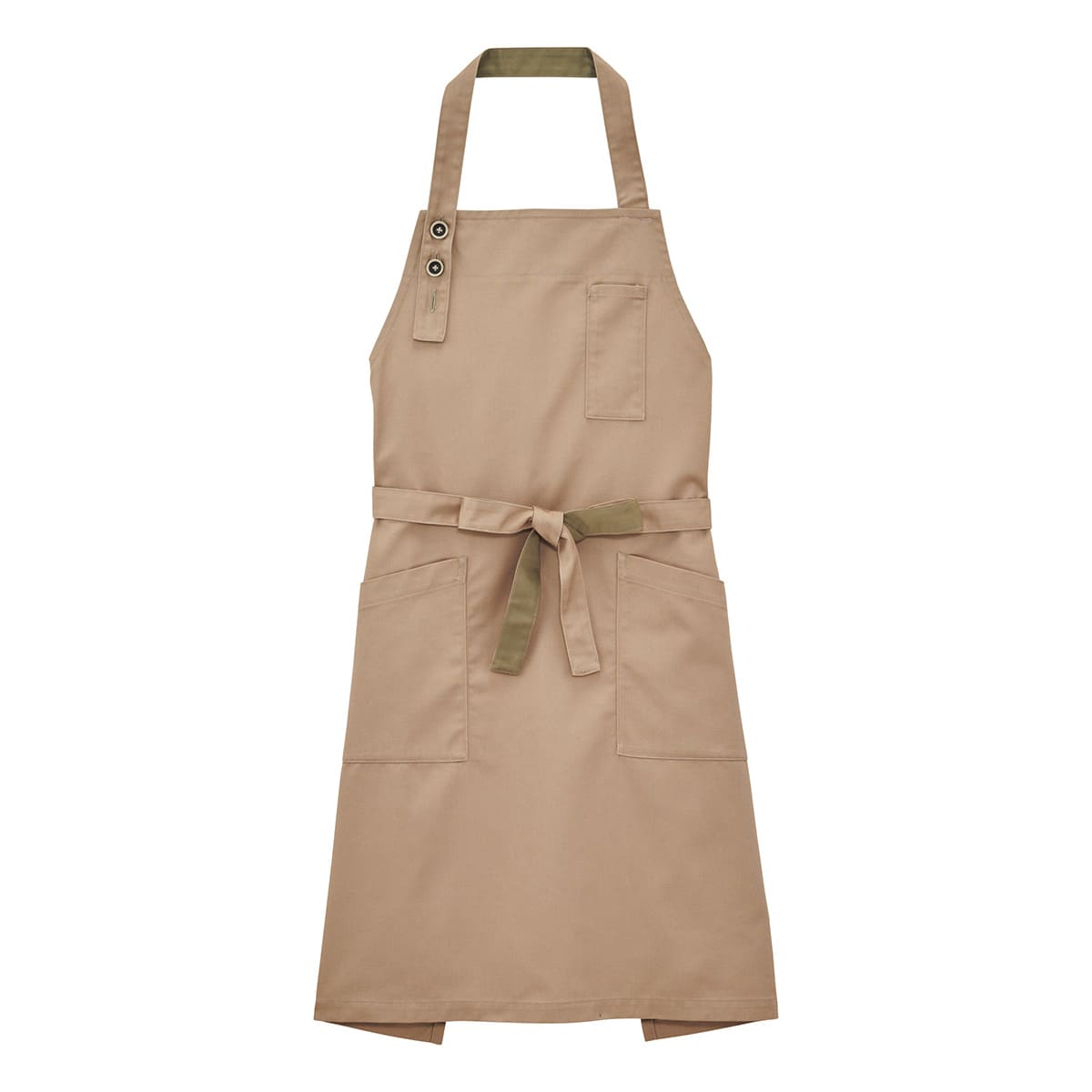 エプロン 無地 FACE MIX フェイスミックス 胸当てエプロン FK7193