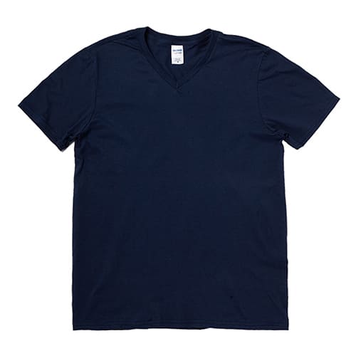 Tシャツ メンズ GILDAN 4.5 oz ソフトスタイル VネックTシャツ 64V00 ジャパン...
