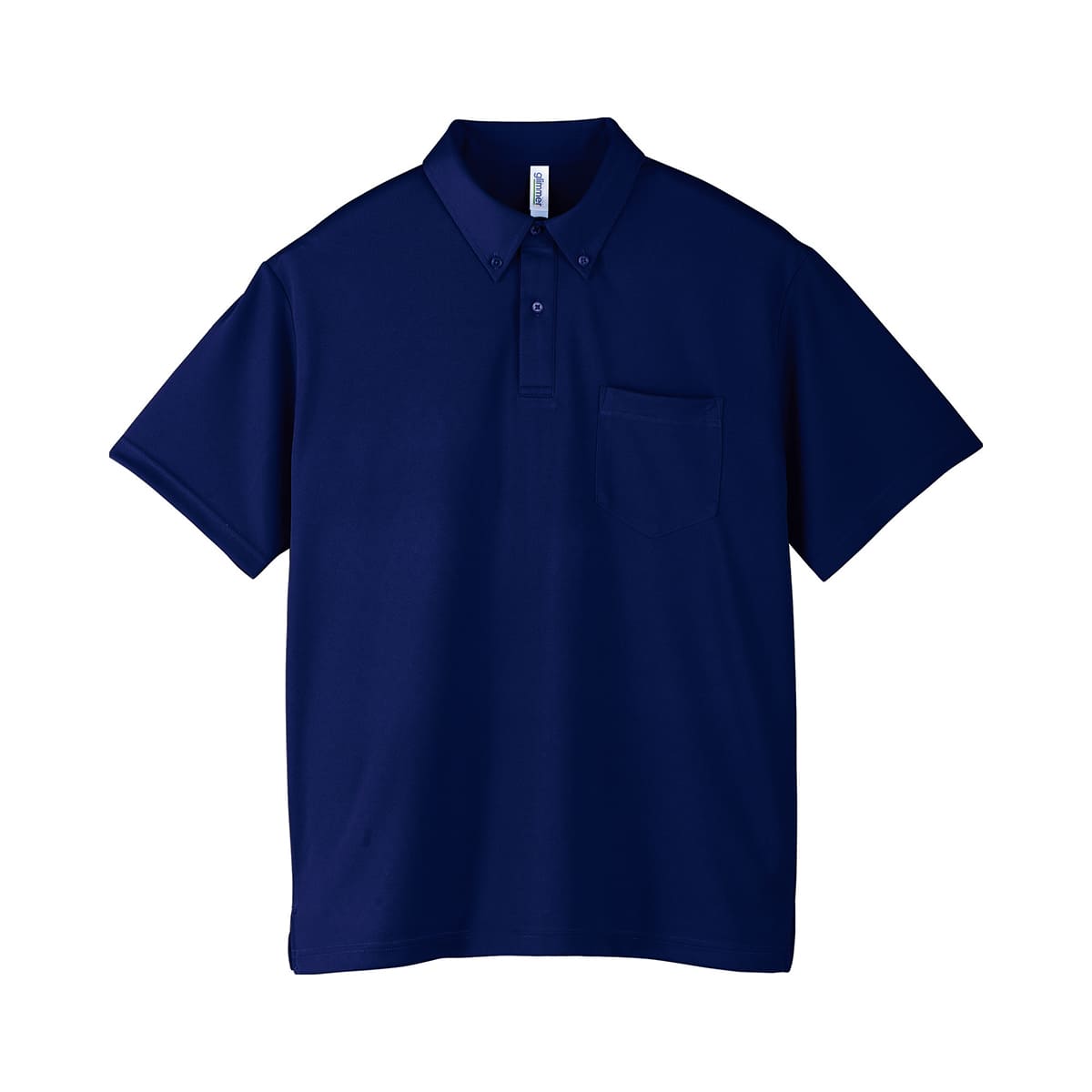 glimmer（グリマー） ポロシャツ 半袖 ドライ ボタンダウン ポロシャツ