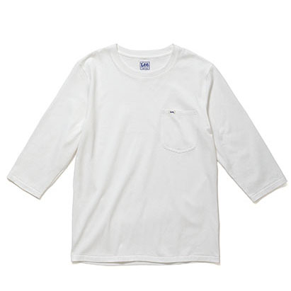7分袖 tシャツ メンズ Lee (リー) T-シャツ lct29002 ポケット付 ボーダー カラ...