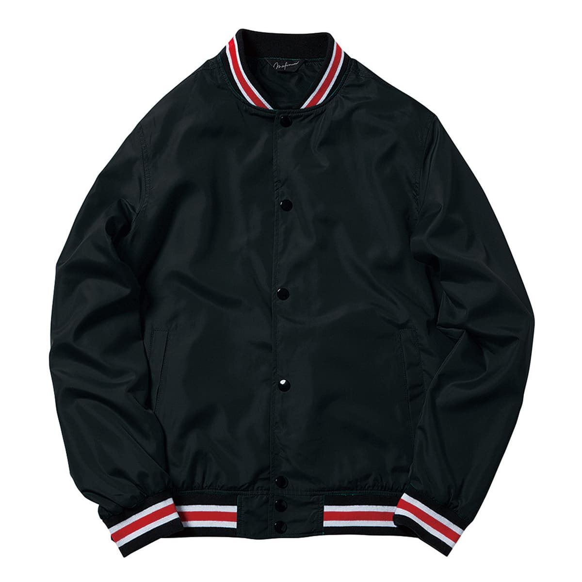 スタジャン ジャケット ブルゾン メンズ 無地 LIFEMAX ライフマックス