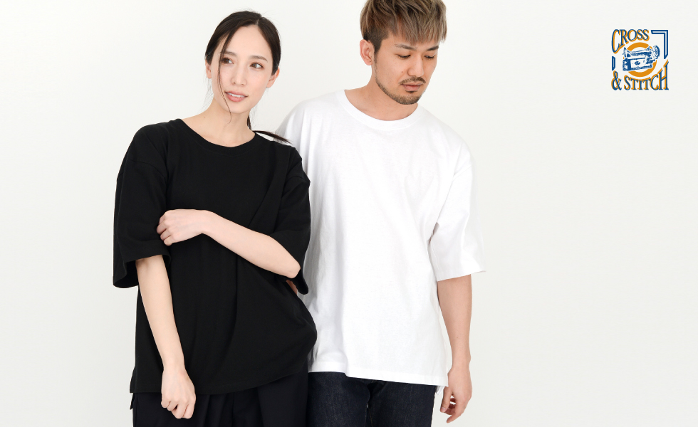 CROSS & STITCH Tシャツ メンズ 半袖 無地 クロススティッチ
