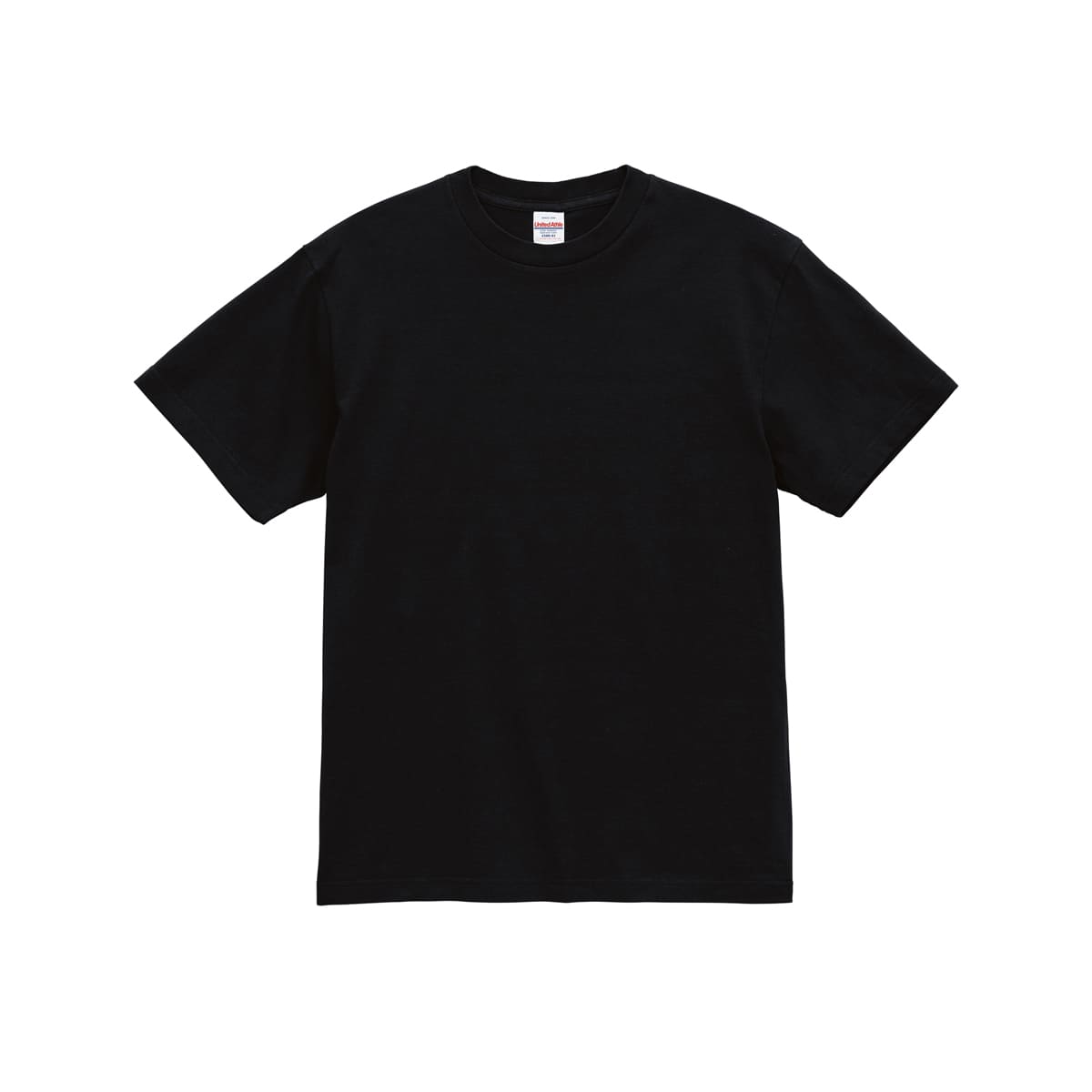 ［激レア］UNITED ユナイテッド Tシャツ ブラック 80s ジャパメタ United Athle（ユナイテッドアスレ） Tシャツ メンズ 無地 6.0オンス