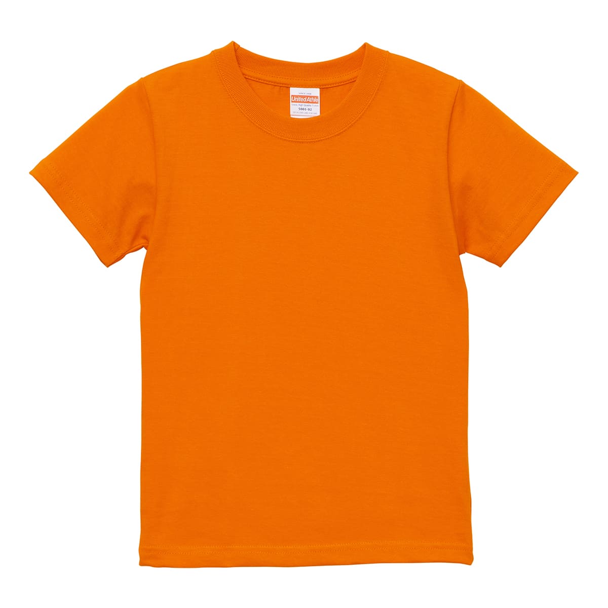 tシャツ キッズ 半袖 United Athle ユナイテッドアスレ 5.6oz ハイクオリティーTシャツ 5001-02 送料無料 子供 スポーツ  運動会 文化祭 イベント ユニフォーム