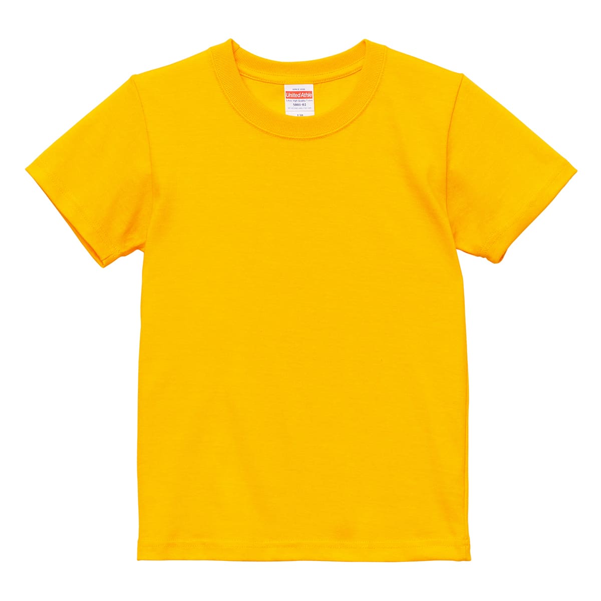 tシャツ キッズ 半袖 United Athle ユナイテッドアスレ 5.6oz ハイクオリティーTシャツ 5001-02 送料無料 子供 スポーツ  運動会 文化祭 イベント ユニフォーム