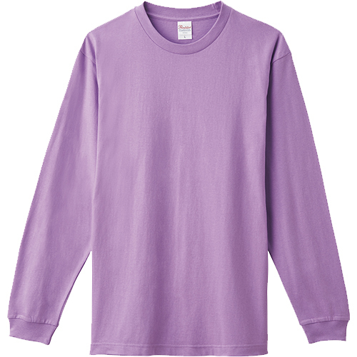 長袖 ロンT 長袖Tシャツ Tシャツ 綿100% パープル L Printstar 長袖 Tシャツ メンズ ロンt 無地 レディース プリント