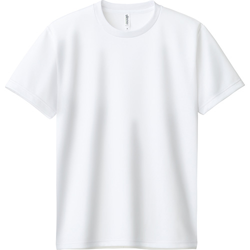 Tシャツ キッズ ジュニア ドライTシャツ 半袖 無地 グリマー(glimmer) 白 黒 体操着 00300-ACT 300act 4.4