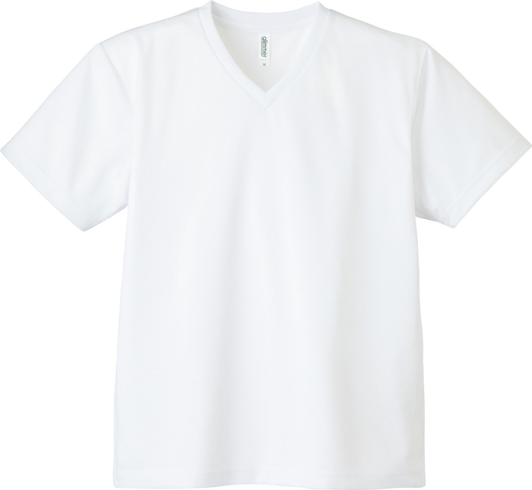 Tシャツ メンズ ドライ 速乾 無地 半袖 レディース グリマー(glimmer) Ｖネック 4.4オンス 337avt 00337｜t-shrtjp｜02