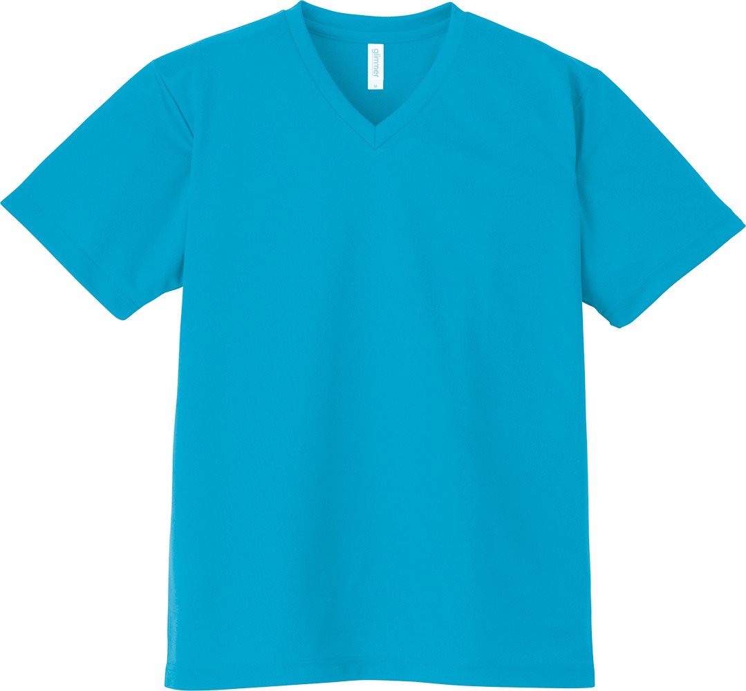 Tシャツ メンズ ドライ 速乾 無地 半袖 レディース グリマー(glimmer) 大きいサイズ Ｖネック 4.4オンス 337avt 00337｜t-shrtjp｜08