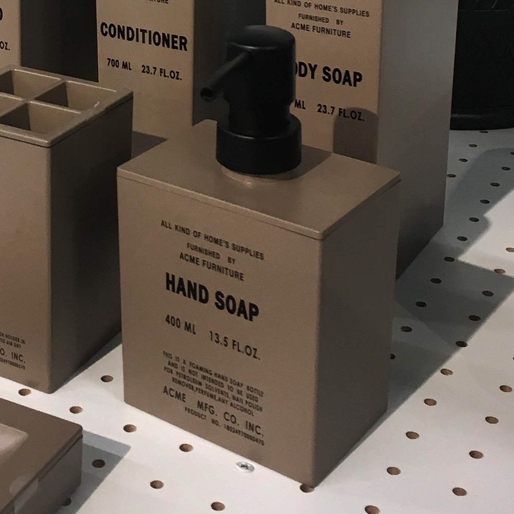 ハンドソープ ディスペンサー 泡 おしゃれ ボトル Acme Furniture アクメファニチャー Ahs フォーミングハンドソープボトル Mga 2284 メンズバッグ専門店 紳士の持ち物 通販 Yahoo ショッピング