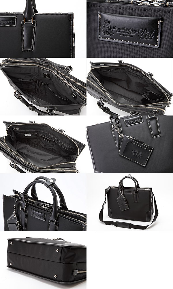 メンズ ビジネスバッグ 2層ブリーフケース Pid graba 通勤 ショルダー