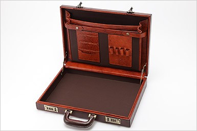 Luggage AOKI 1894 青木鞄 Lugard 本革アタッシュケース メンズ 日本製