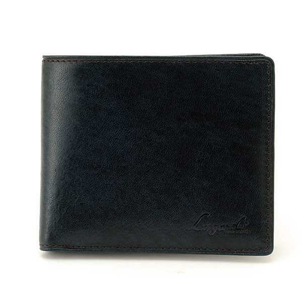 二つ折り財布 メンズ 本革 青木鞄 小銭入れあり レザー Lugard G-3 大人 カジュアル