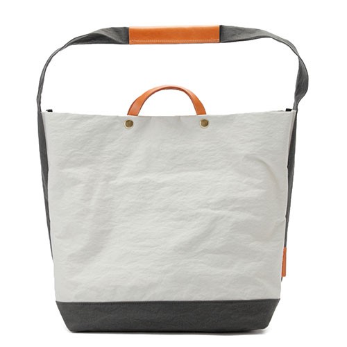 豊岡鞄 2wayトートバッグ ナイロン 日本製 A4 TUTUMU News paper tote S2000 コンビカラー｜t-style｜03