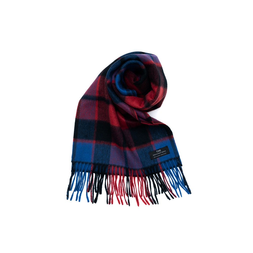 マフラー チェック カシミヤ メンズ THE (ザ) カシミヤマフラー