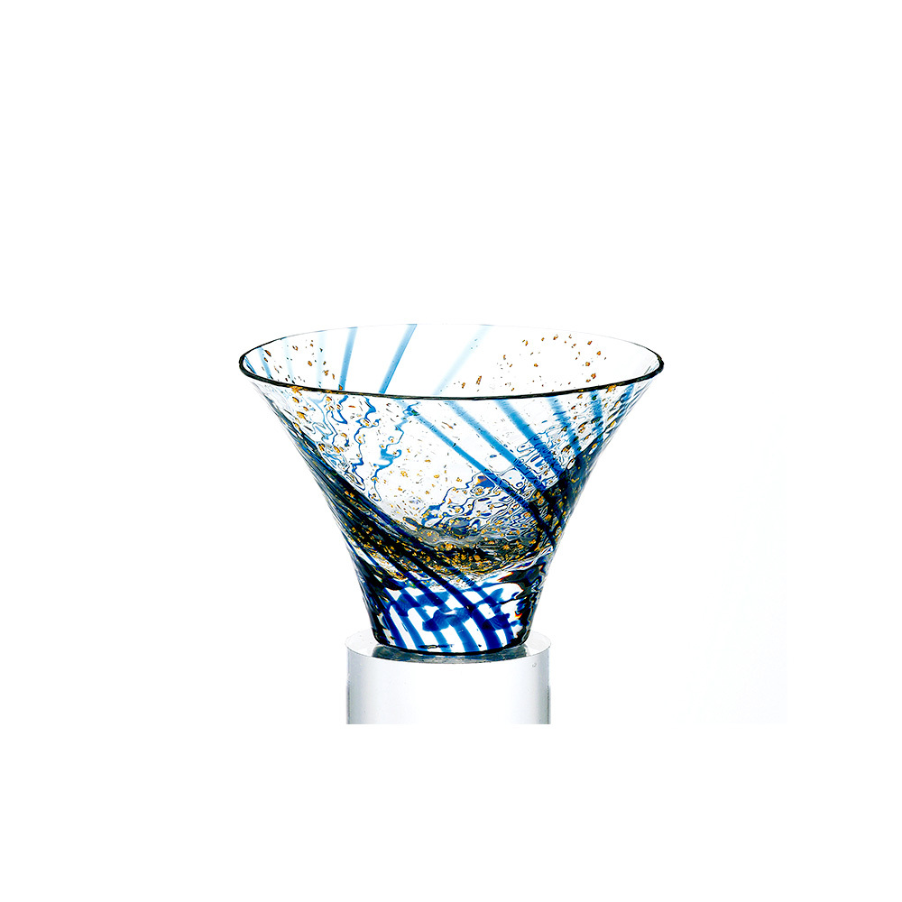 ガラス　硝子海外購入　アンティーク　猪口　盃　日本酒 おちょこ 日本酒 おしゃれ 日本製 江戸硝子 八千代窯 お猪口 酒
