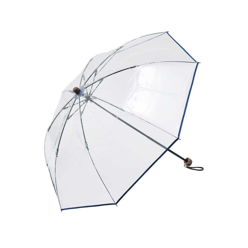 傘 ビニール 日本製 折りたたみ White Rose 折りたたみビニール傘