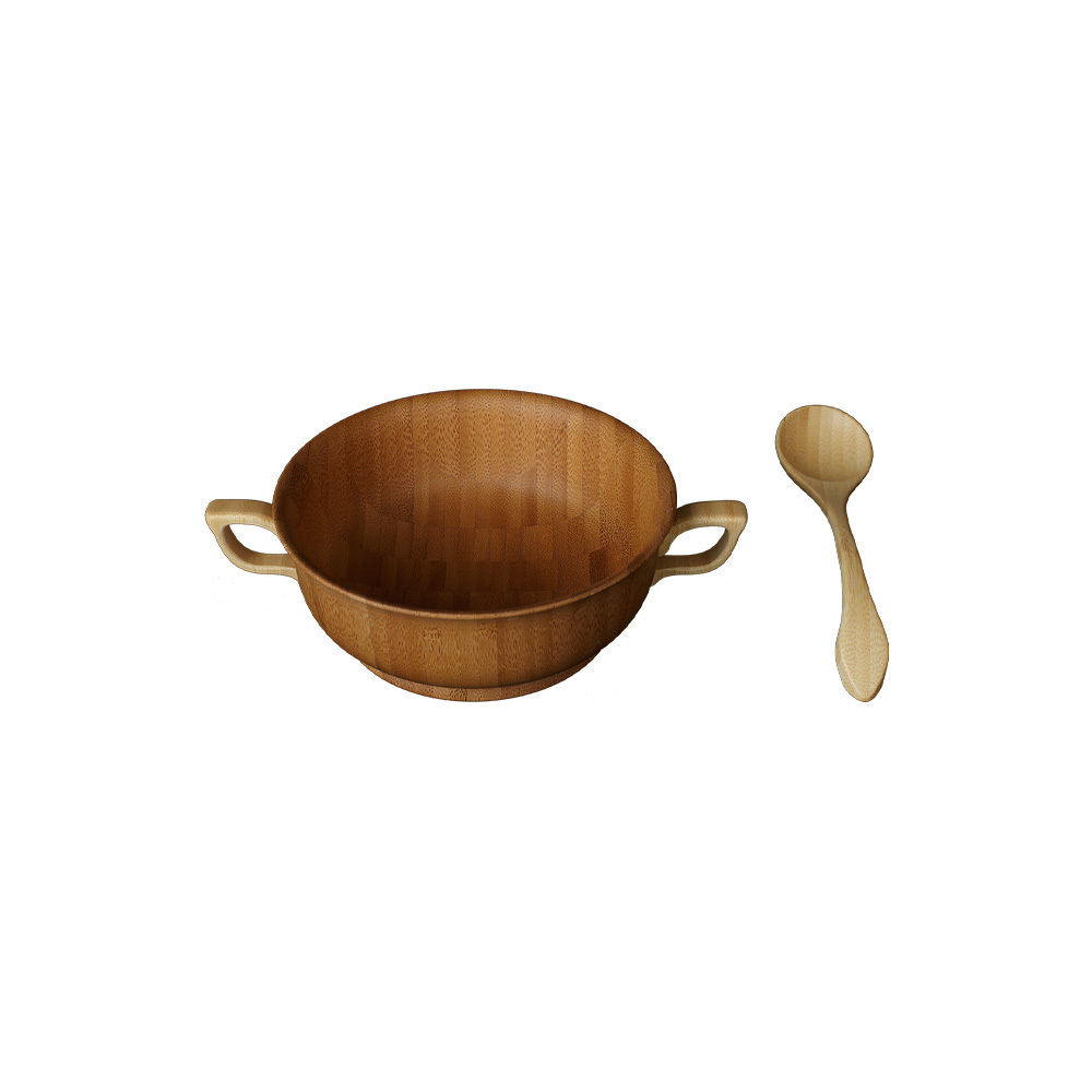 竹製 日本製 食器 RIVERET スープカップセット スープボウル スプーン セット  竹製品 おしゃれ 皿 国産 竹｜t-style｜03