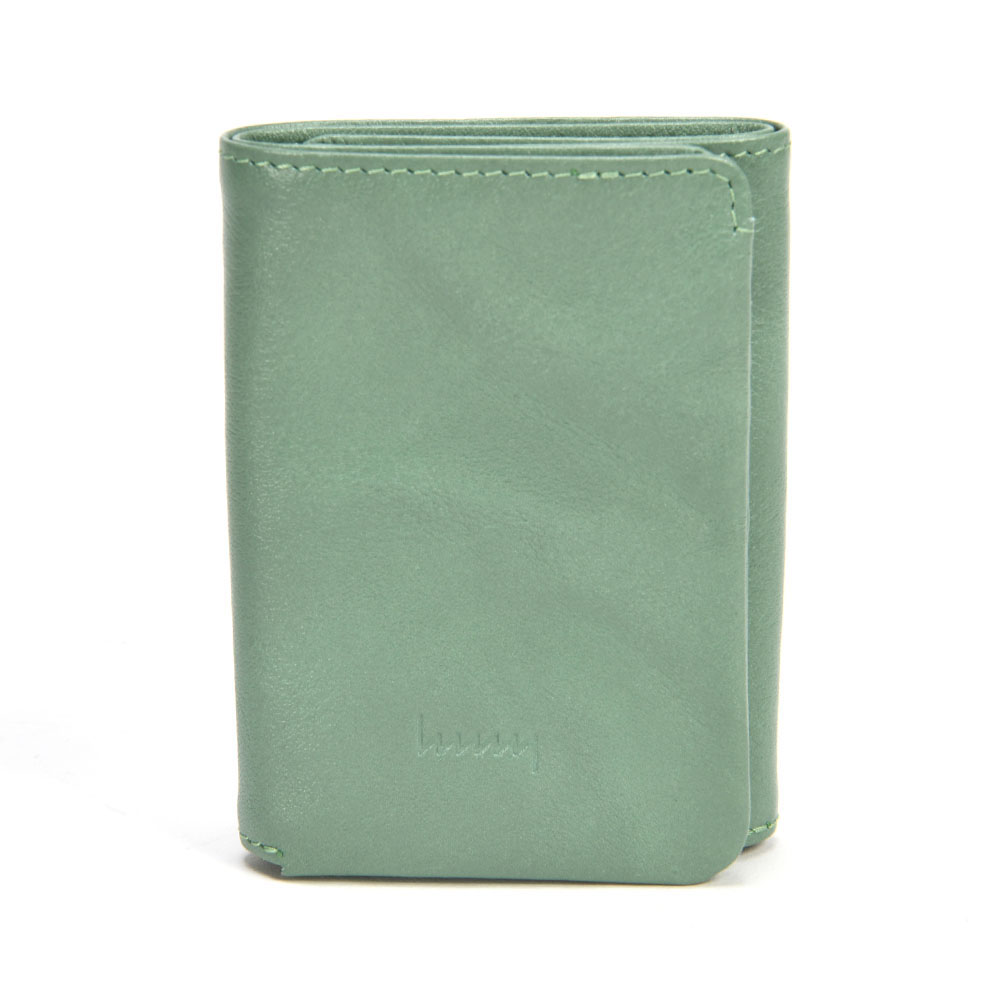 財布 コンパクト 本革 日本製 hmny casual 三つ折り財布 小銭入れ付き