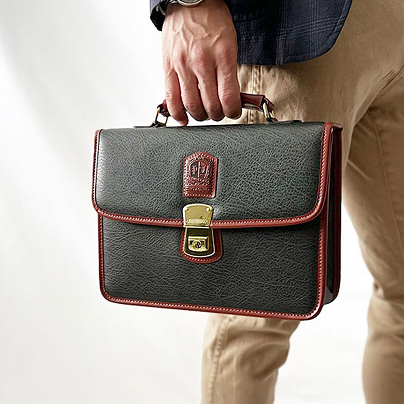 PHILIPE LANGLET ミニブリーフケース A5対応  日本製 豊岡製 メンズ ハンドバッグ セカンドバッグ おしゃれ 小さめ コンパクト 鞄 かばん  【送料無料】 PHILIPE LANGLET ミニブリーフケース A5対応 日本製 豊岡製 メンズ