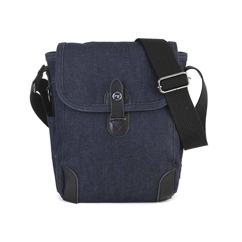 斜めがけバッグ メンズ 日本製 豊岡鞄 縦型ショルダーバッグ Stitch-on