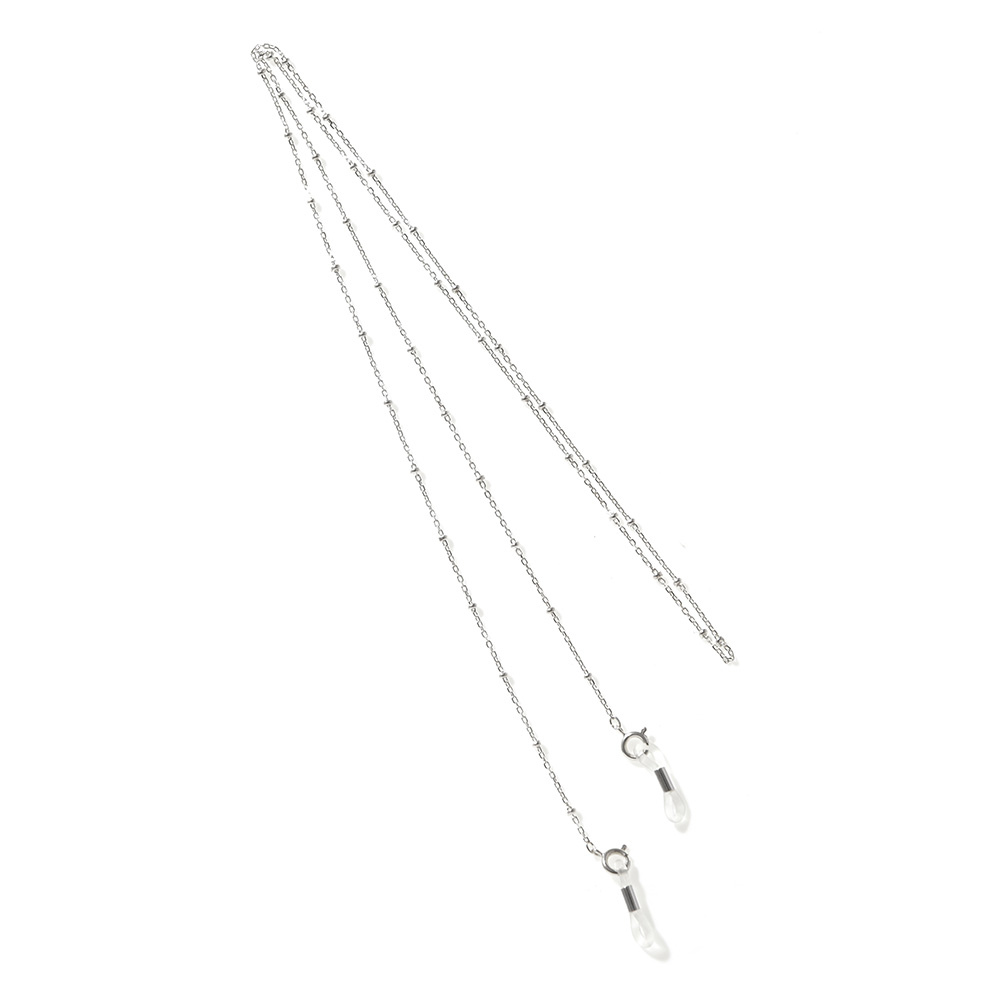 メガネチェーン メンズ シルバー シンプル DANTE グラスチェーン