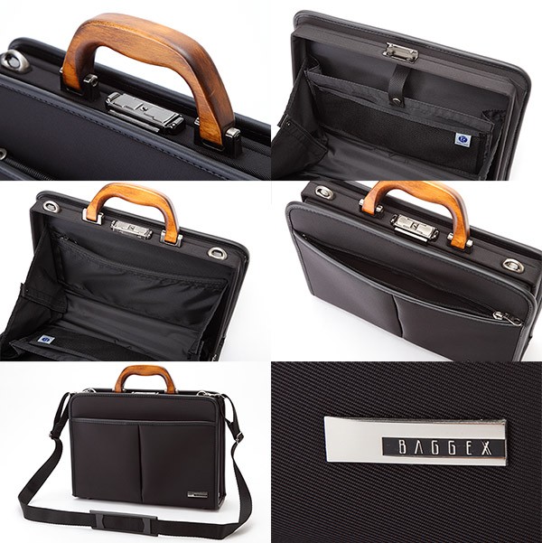ウノフク メンズ ビジネスバッグ BAGGEX ミニダレスバッグ B5