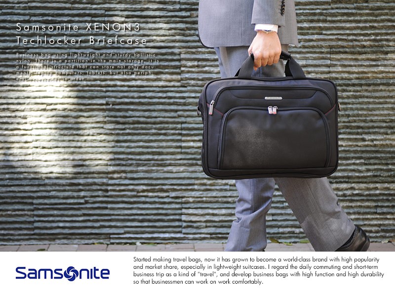 samsonite xenon 3.0 techlocker briefcase