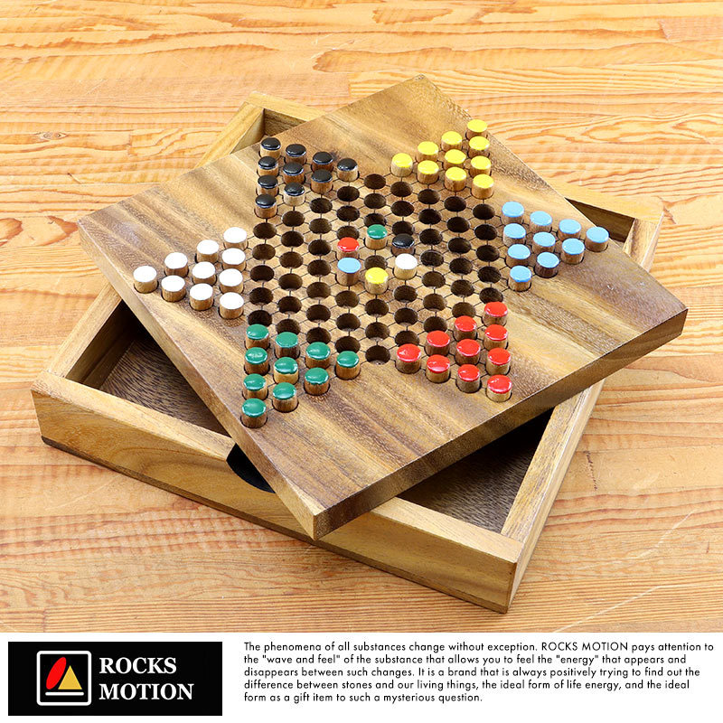日本限定モデル】 Rocks ボードゲーム ダイヤモンドゲーム Motion ボードゲーム  ラッピングについて:包装紙カラー：ブラウン(TS-05667_1) - sustentec.com.br