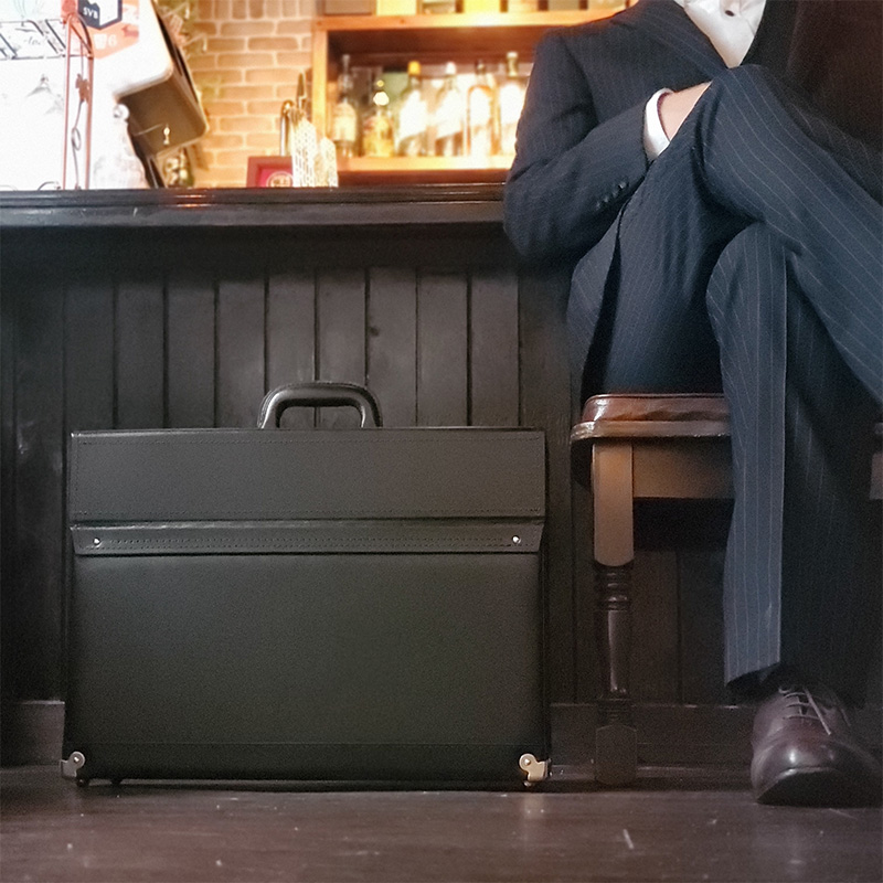 SADDLE 姫路レザー パイロットケース 幅47cm×マチ16cm 日本製 豊岡製