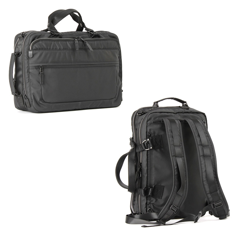 【極美品】P.I.D 3WAY ビジネスバッグ Grade 撥水 B4 黒 Pid 3way撥水ビジネスバッグ grade ブラック メンズ 男性3wayバッグ
