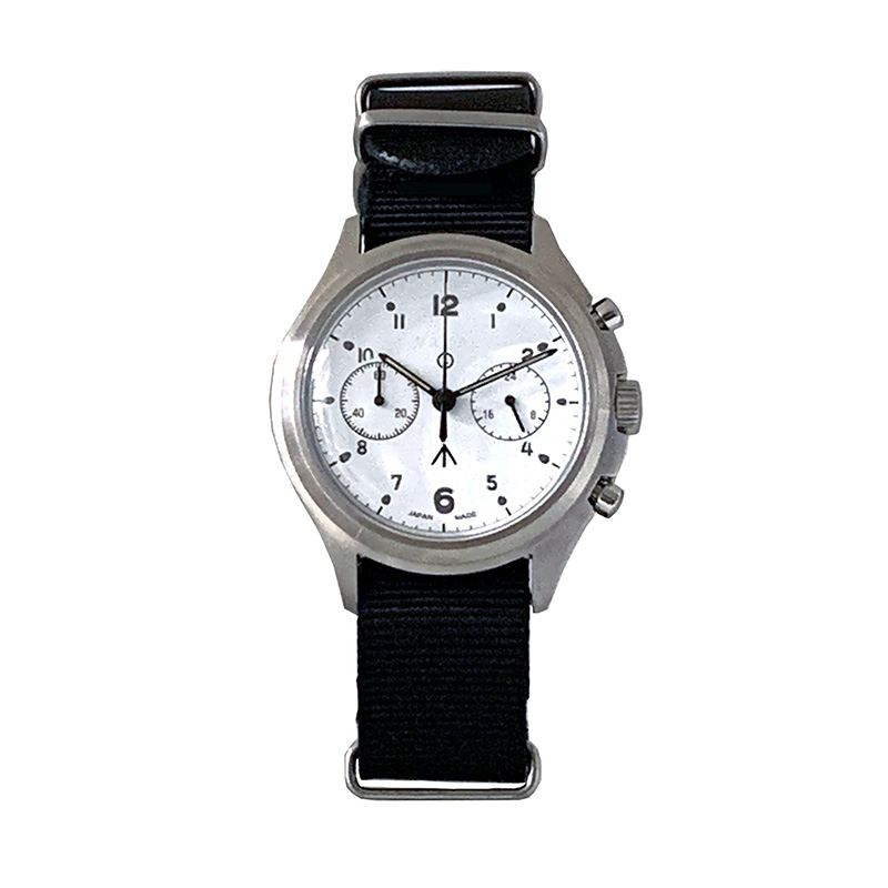 Naval Watch ミリタリーウォッチ メンズ 腕時計 MIL.-07SV/WH-BK