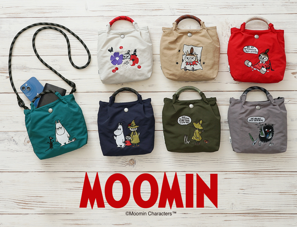 ムーミン リトルミイ スティンキー スナフキン ニョロニョロ アングリームーミン ソフス ショルダーバッグ 刺繍 母の日 プレゼント ポシェット 軽量 鞄 バッグ ショルダー ミニショルダー ミニトート 軽い 小さい 小さめ 小さな かわいい おしゃれ