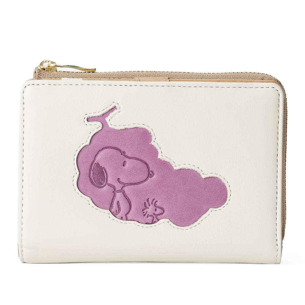 SNOOPY（スヌーピー） 【公式】PEANUTS SNOOPY Fruits 財布 本革