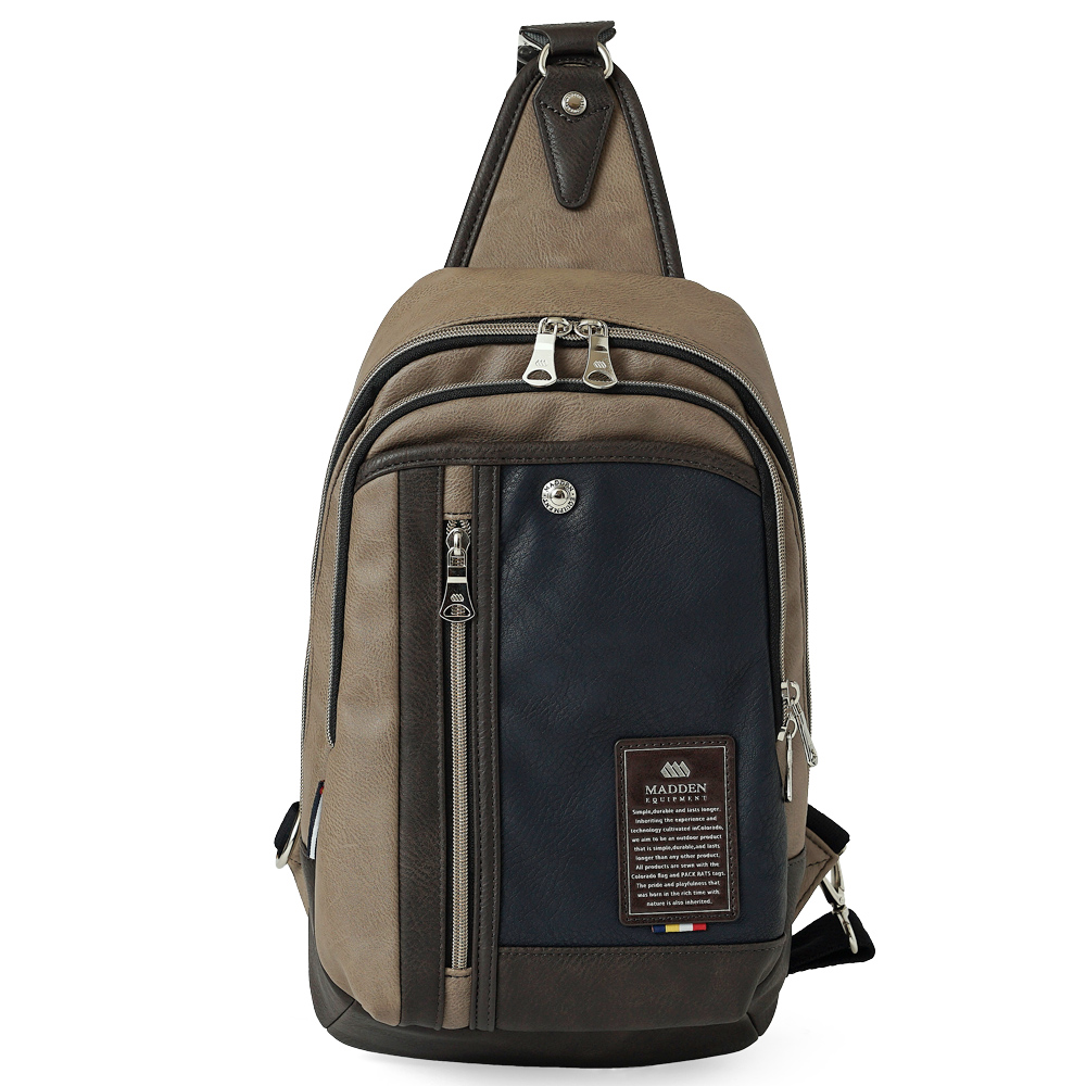 公式】メデンイクイップメント ボディバッグ メンズ 大きめ 革 50代 40