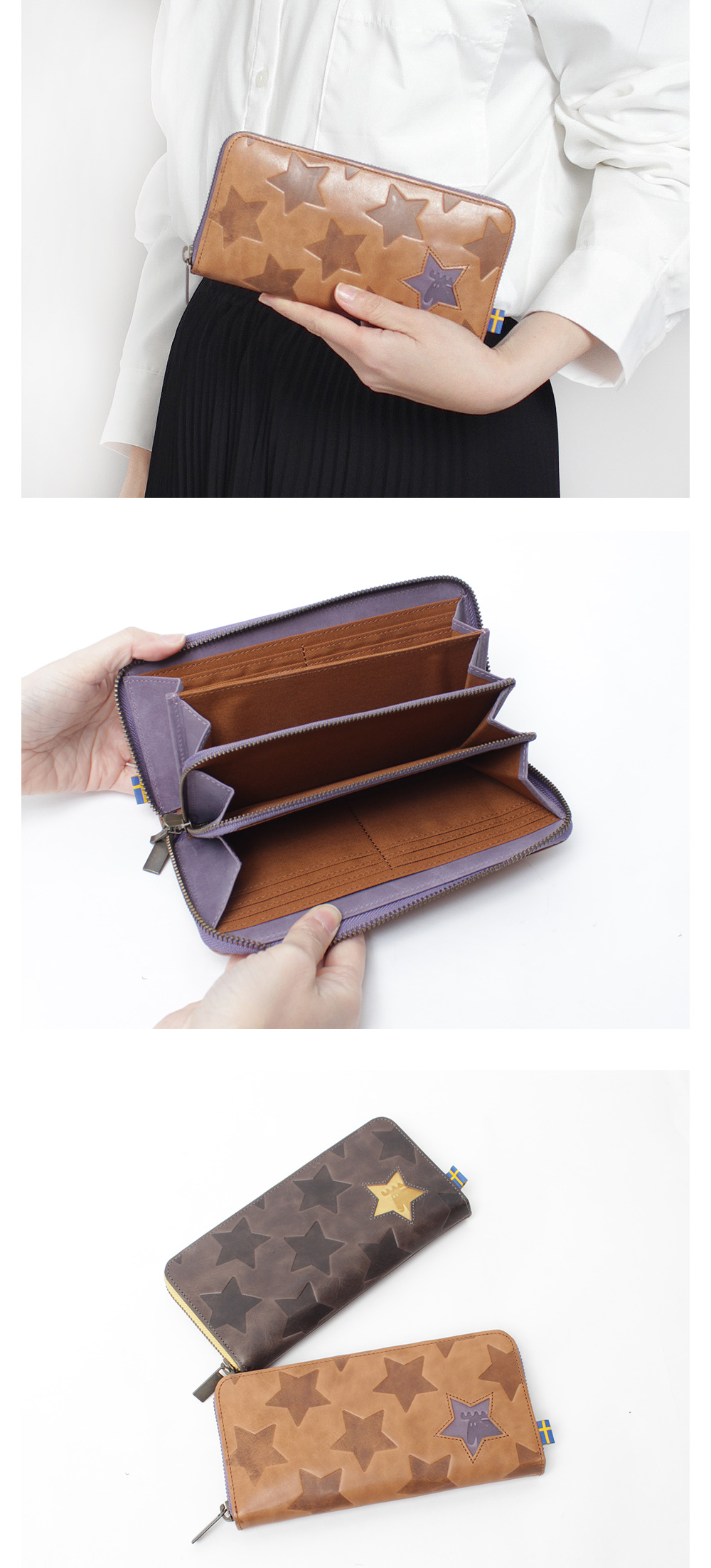 moz 【公式】moz モズ 財布 レディース 長財布 かわいい 本革 大