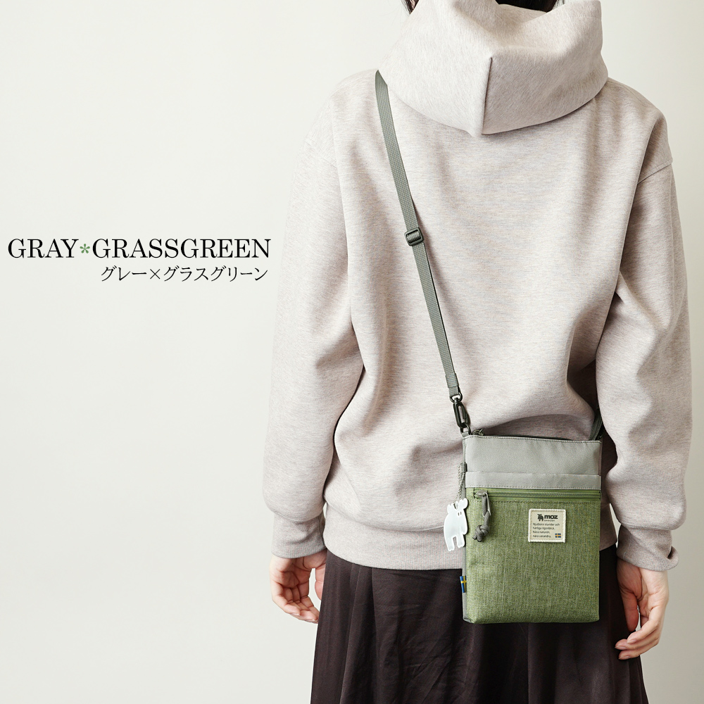 モズ moz mos ミニトート エルクの刺繍 刺繍トート リッチ刺繍 ランチトート