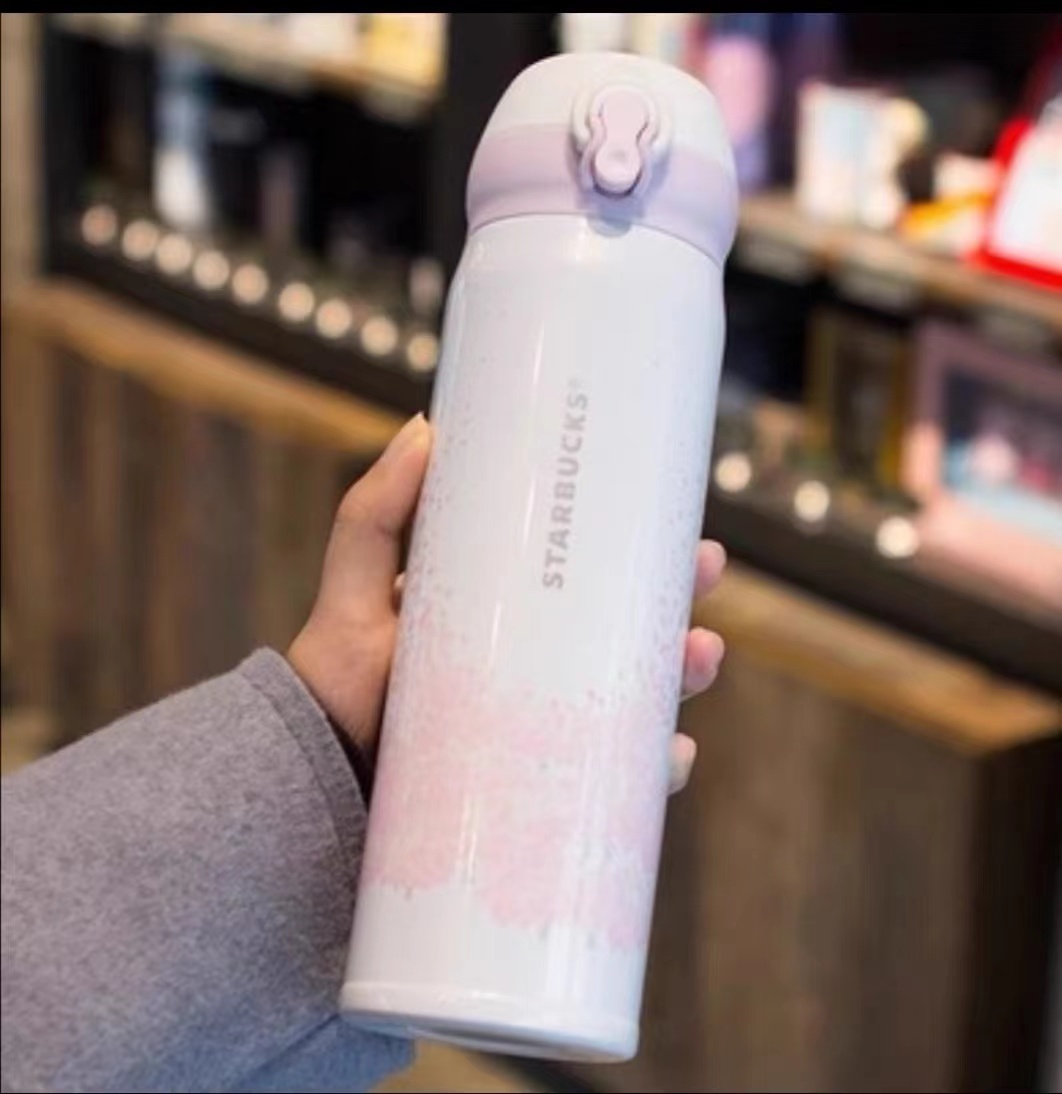 スターバックス starbucks 水筒 魔法瓶 ステンレスボトル 桜