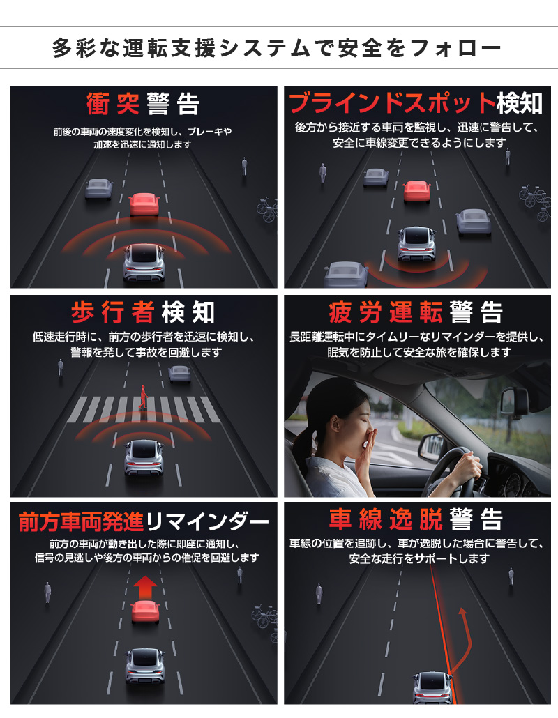 ドライブレコーダー AKEEYO AKY-EYES 高画質 2K スマホ連携 音声